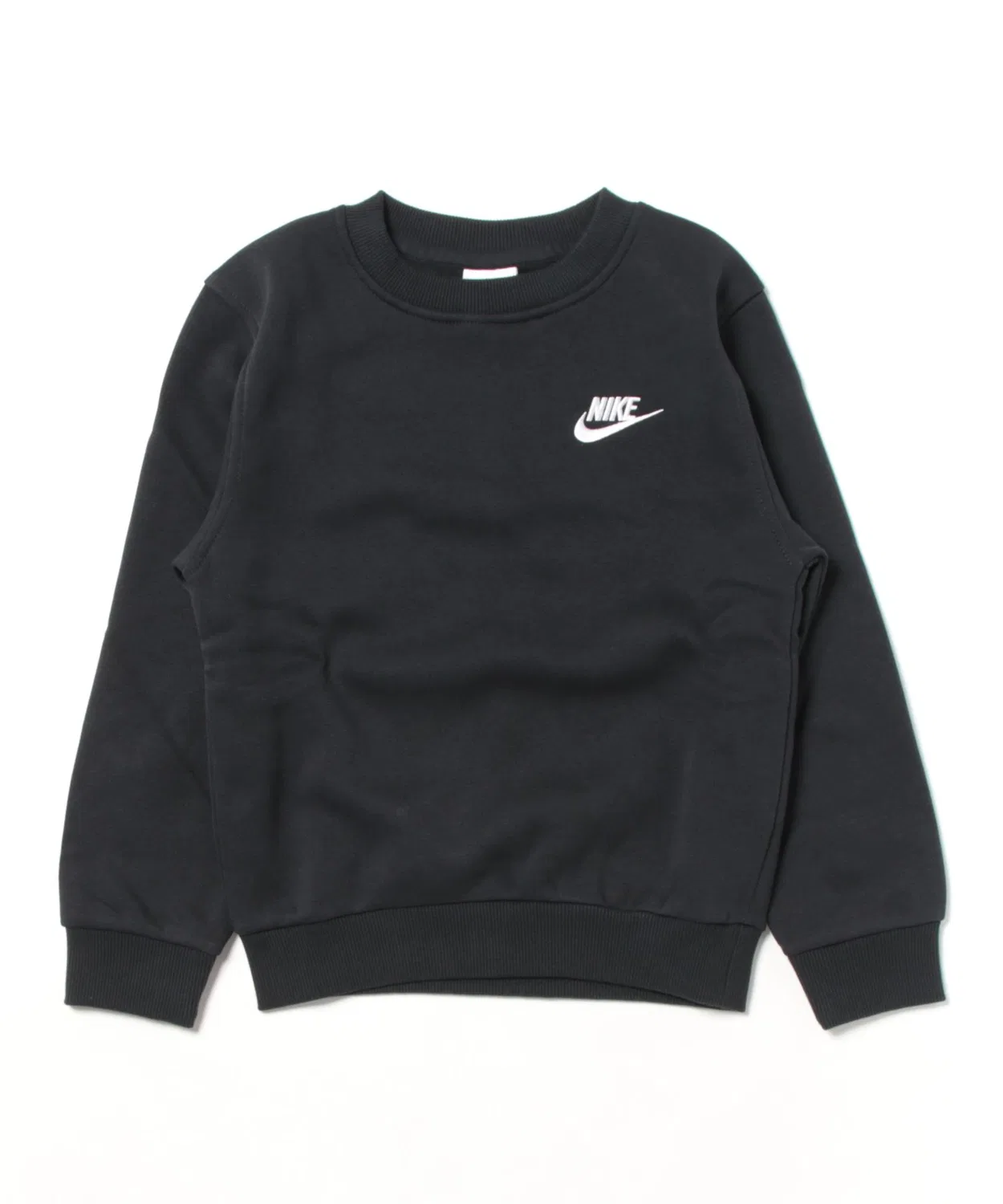 Флисовая кофта Nike Youth NSW Club LBR, длинный рукав, чёрный