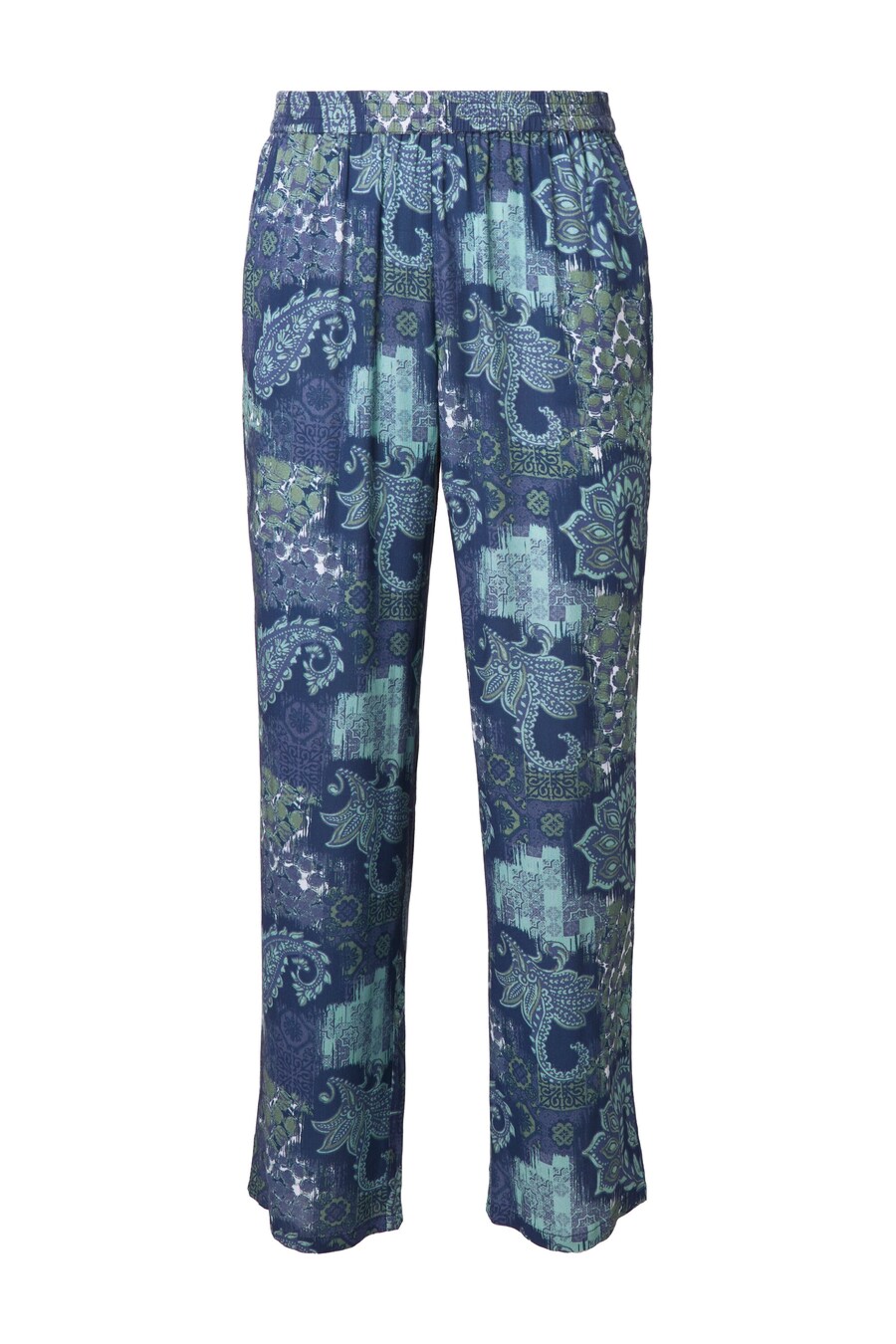 

Широкие брюки Ulla Popken, темно-синий/темно-синий/дымчато-синий/светло-голубой