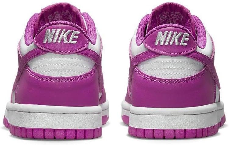Кроссовки Nike Boys' Dunk Low SE, белый/розовый — фото 4