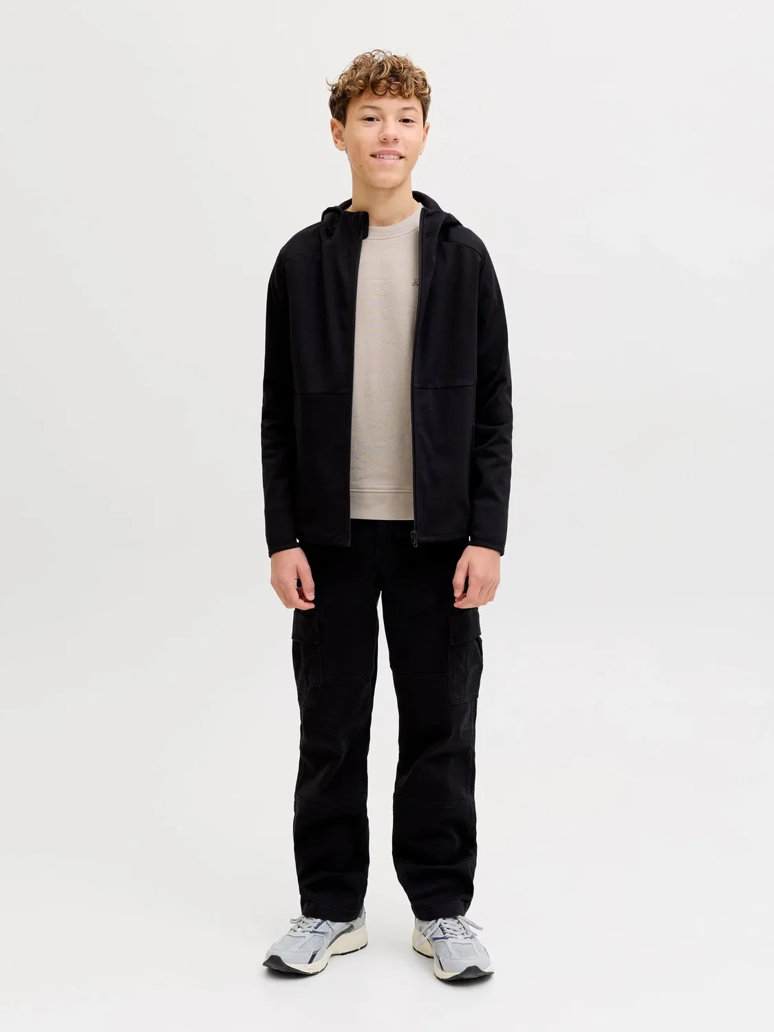 Свитшот с принтом JACK & JONES Junior, moonbeam — фото 3