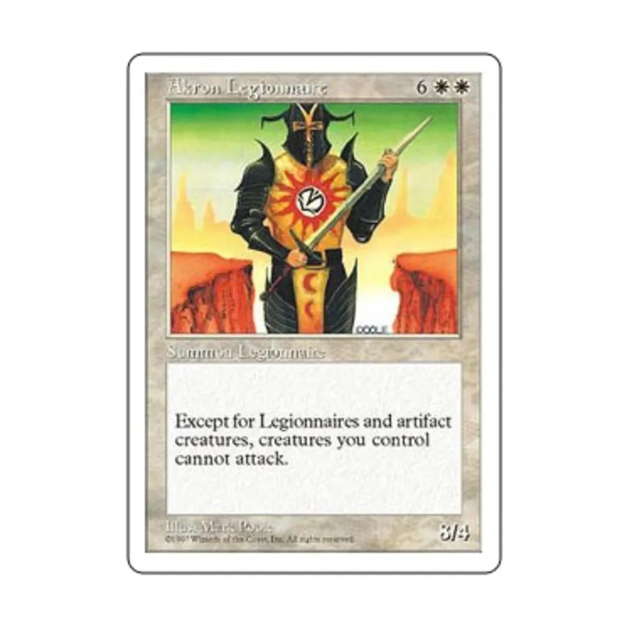 

CCG Акронский легионер ( клавиша R), MTG - 5th Edition