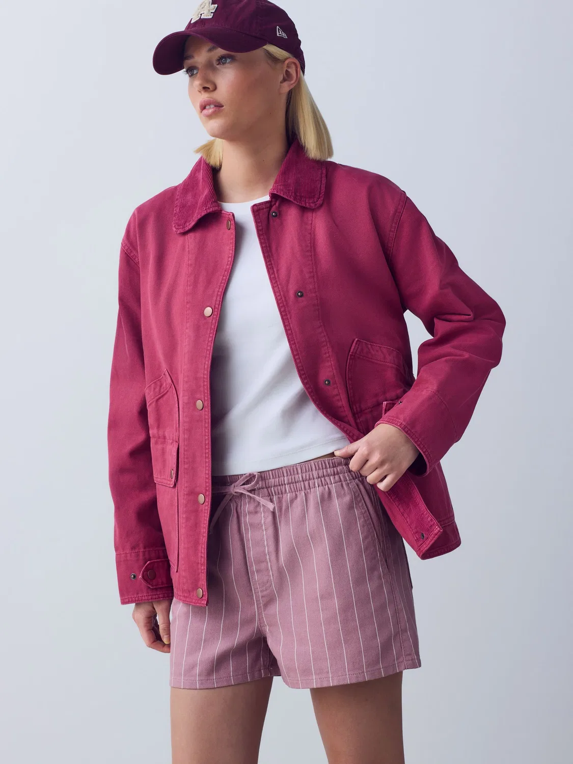Куртка утилитарная Pink Cotton Utility Next, розовый
