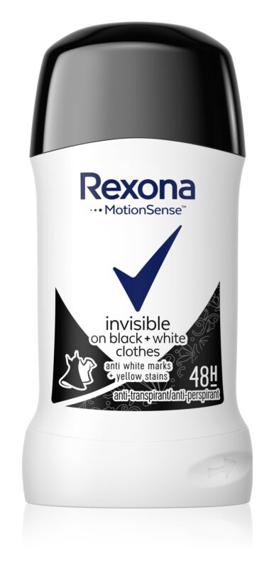 

Стик-антиперспирант 48 часов Rexona Invisible on Black + White Clothes
