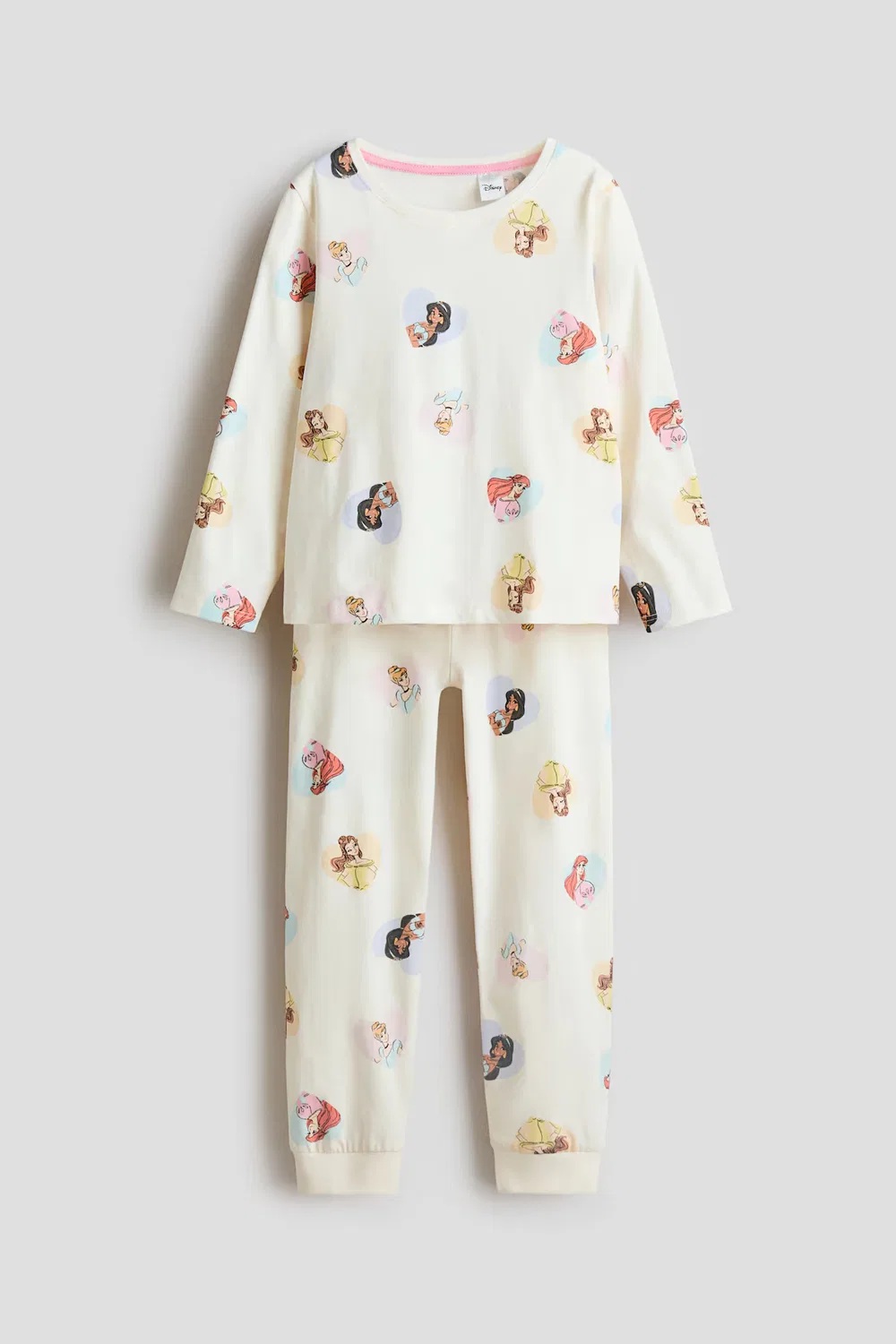 Джерсийская пижама H&M, Creme/Disney-Prinzessinnen