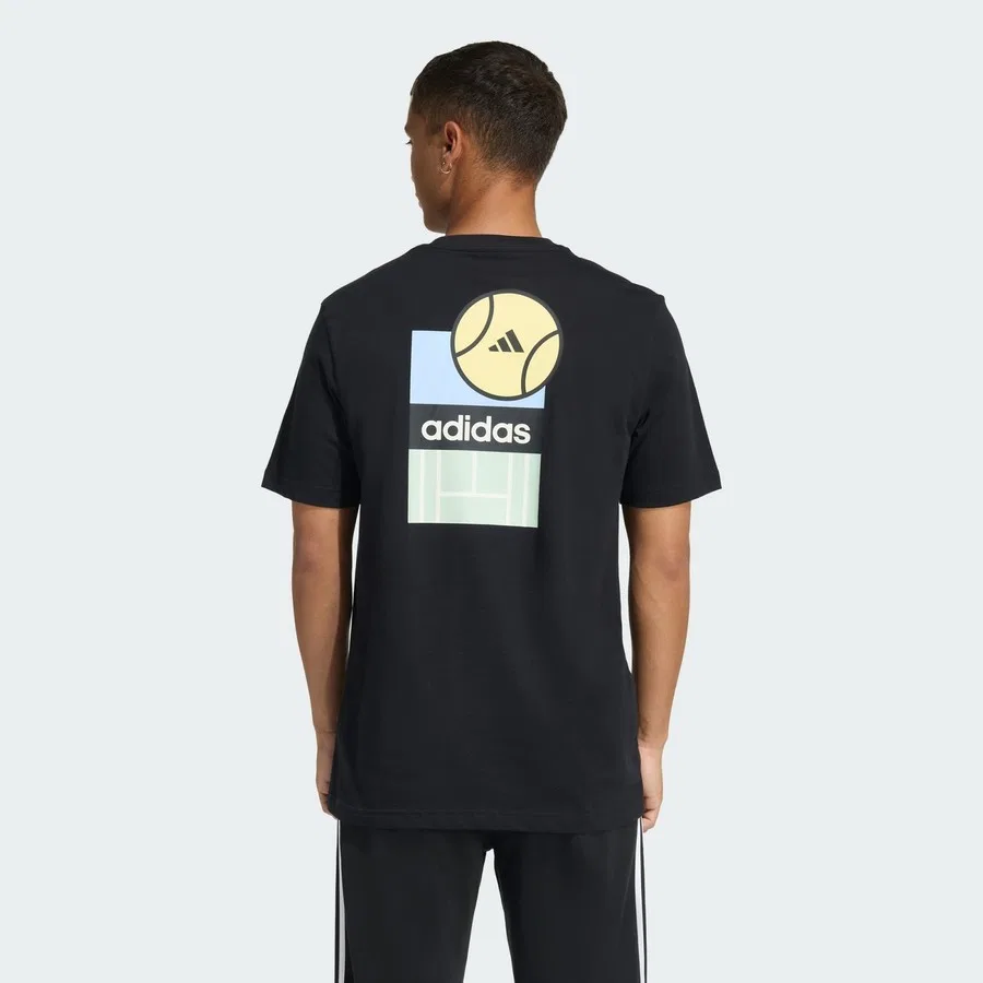 Футболка с принтом Memories of Sport Poster adidas, Черный — фото 2
