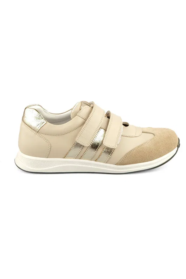 Детские ортопедические кроссовки для девочек из кожи Ortoplus, Beige