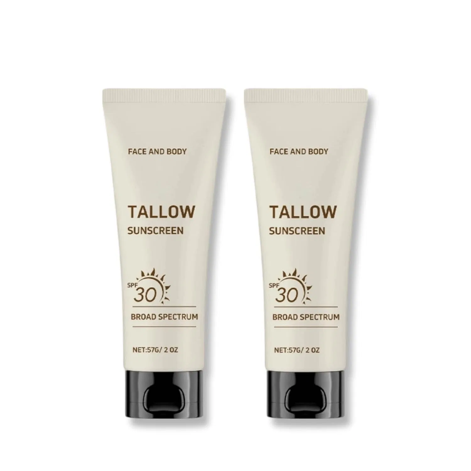 Солнцезащитный крем с говяжьим жиром SPF30, NourishNur, 57 г, 2 шт.