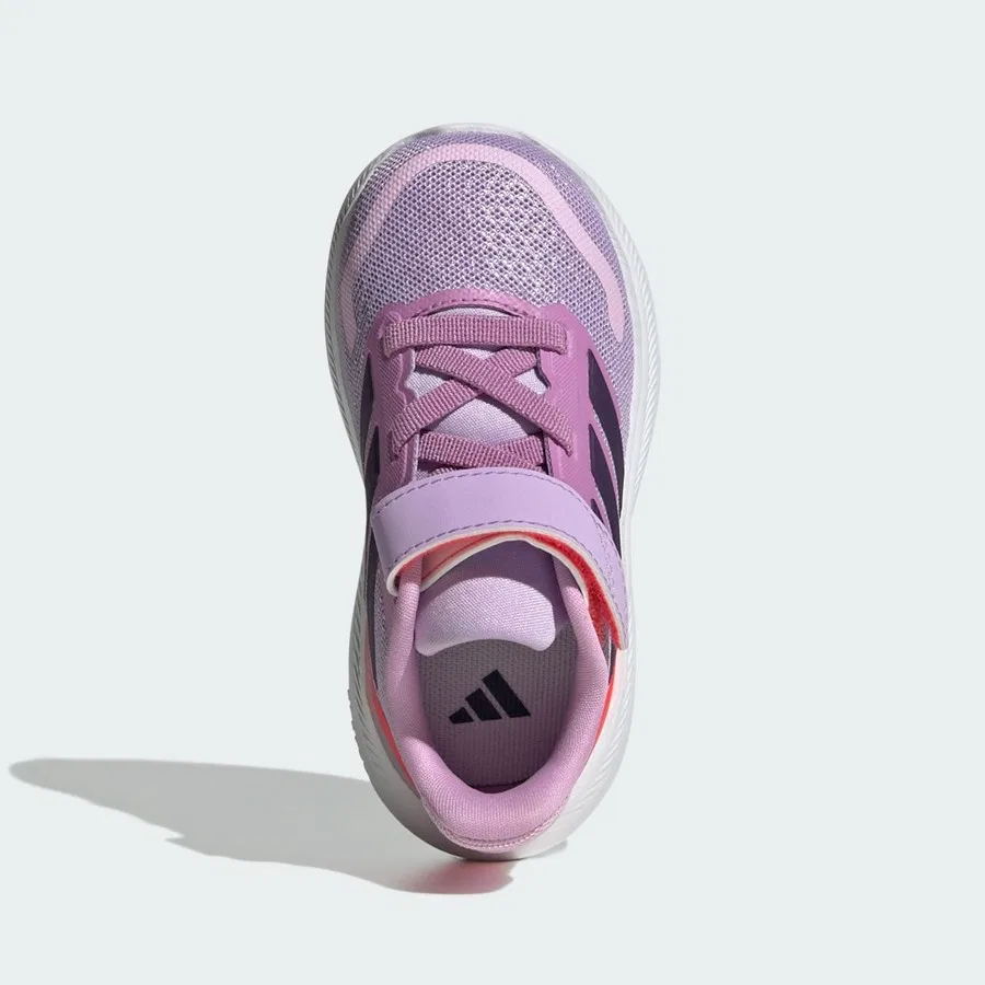 Детские спортивные кроссовки с липучками Runfalcon 5 Shoes adidas, Фиолетовый — фото 4