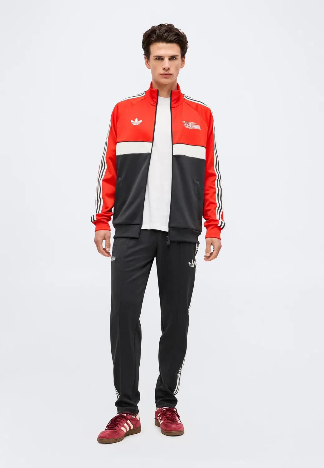 Спортивные брюки Union Berlin - клубная одежда Adidas Originals, Carbon — фото 2