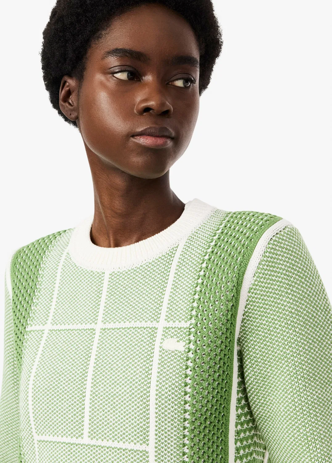 Свитер Lacoste, зеленый — фото 3