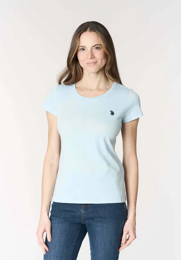 Футболка хлопковая basic T-shirt U.S. Polo Assn., blu, синий