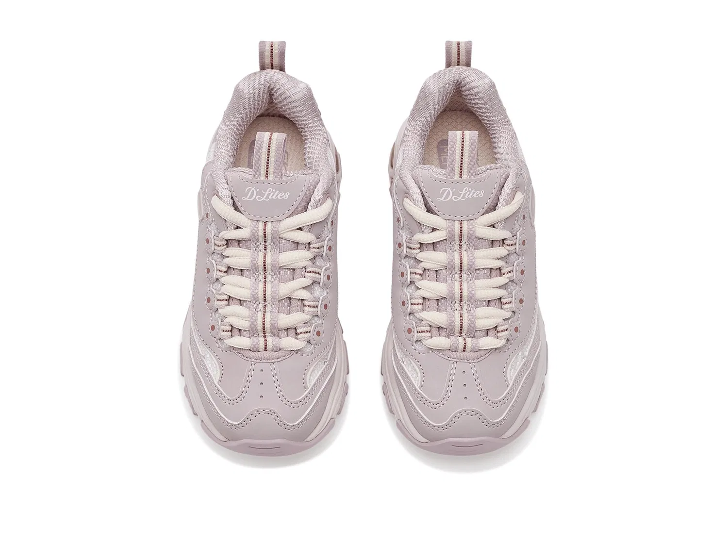 Кроссовки D'Lites 304155L (для маленьких и больших детей) Skechers Kids, Rosegold — фото 3