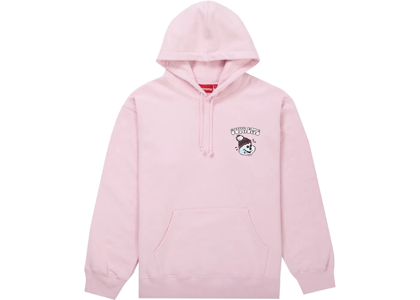 Мужской свитшот с капюшоном Supreme Sweatshirt, Light Pink — фото 2