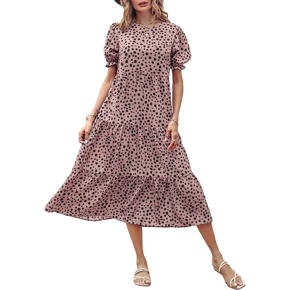 

Платье PrettyGarden Casual Boho, розовый