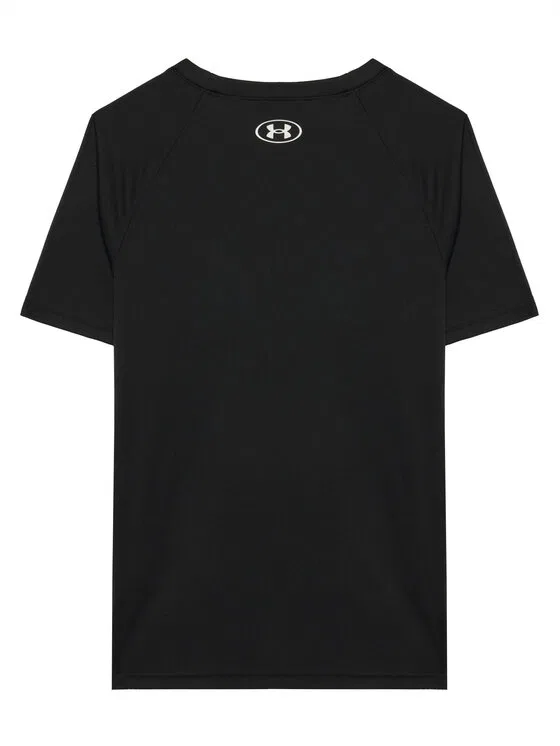Футболка regular fit UA Tech Big Logo Under Armour, черный — фото 2