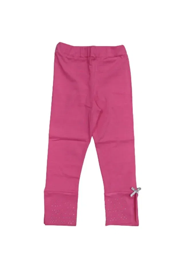 Детские леггинсы для девочек с декором Timi Kids, Dark Pink