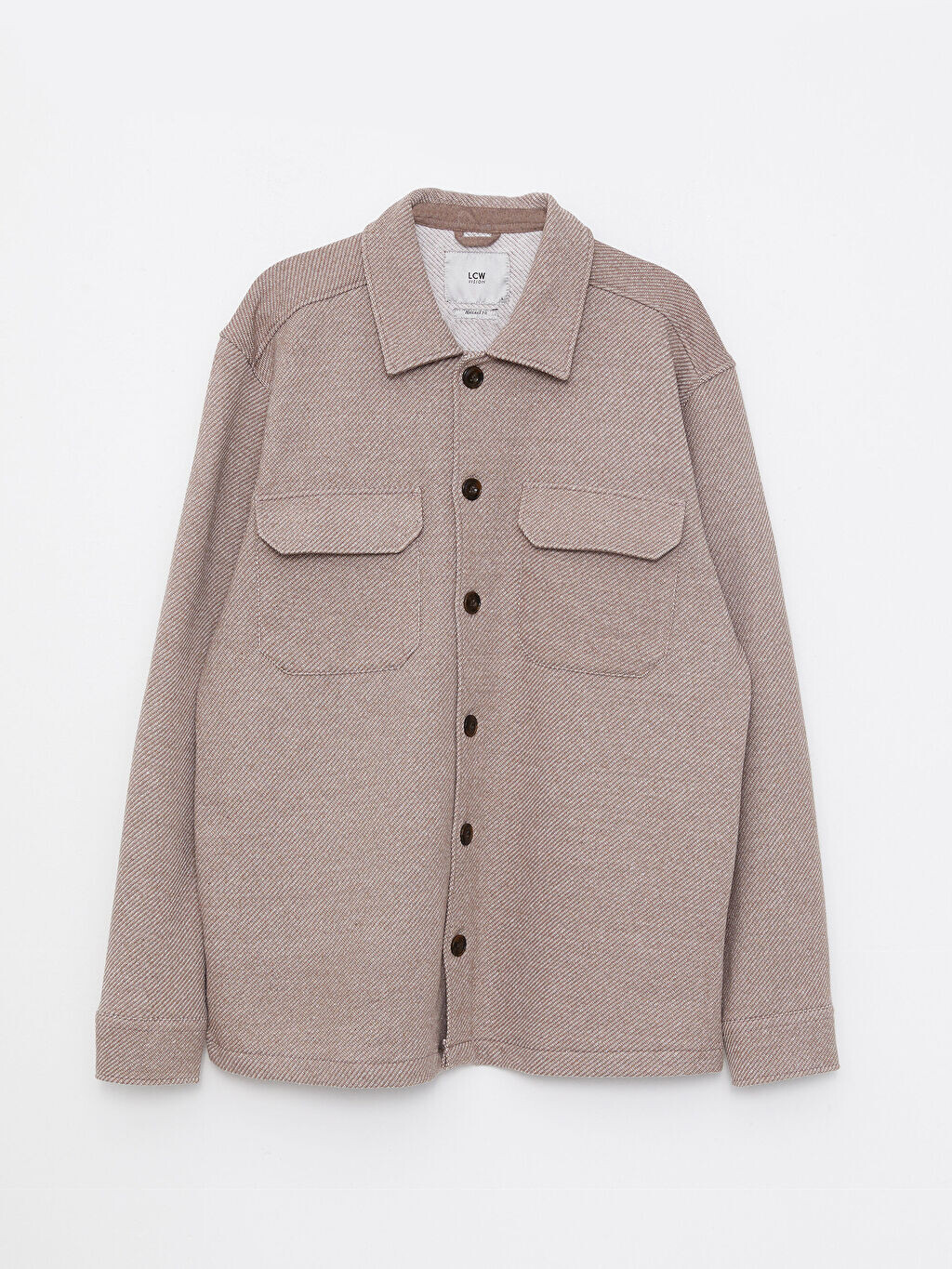 

Удобная мужская куртка-рубашка с длинным рукавом LCW Vision, Серый, Удобная мужская куртка-рубашка с длинным рукавом LCW Vision