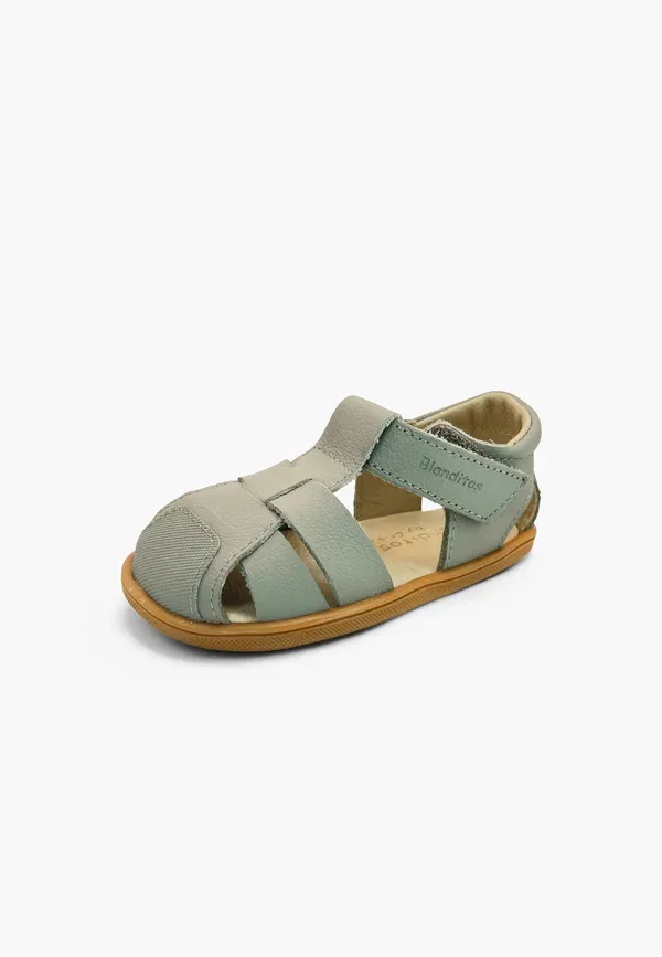 Сандалии кожаные Walking sandals Pisamonas, зеленый — фото 2