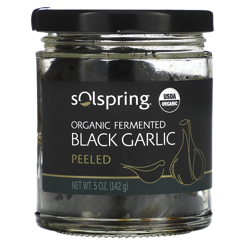 

Dr. Mercola, Solspring, Organic Fermented Black Garlic, 5 oz (142 g)
