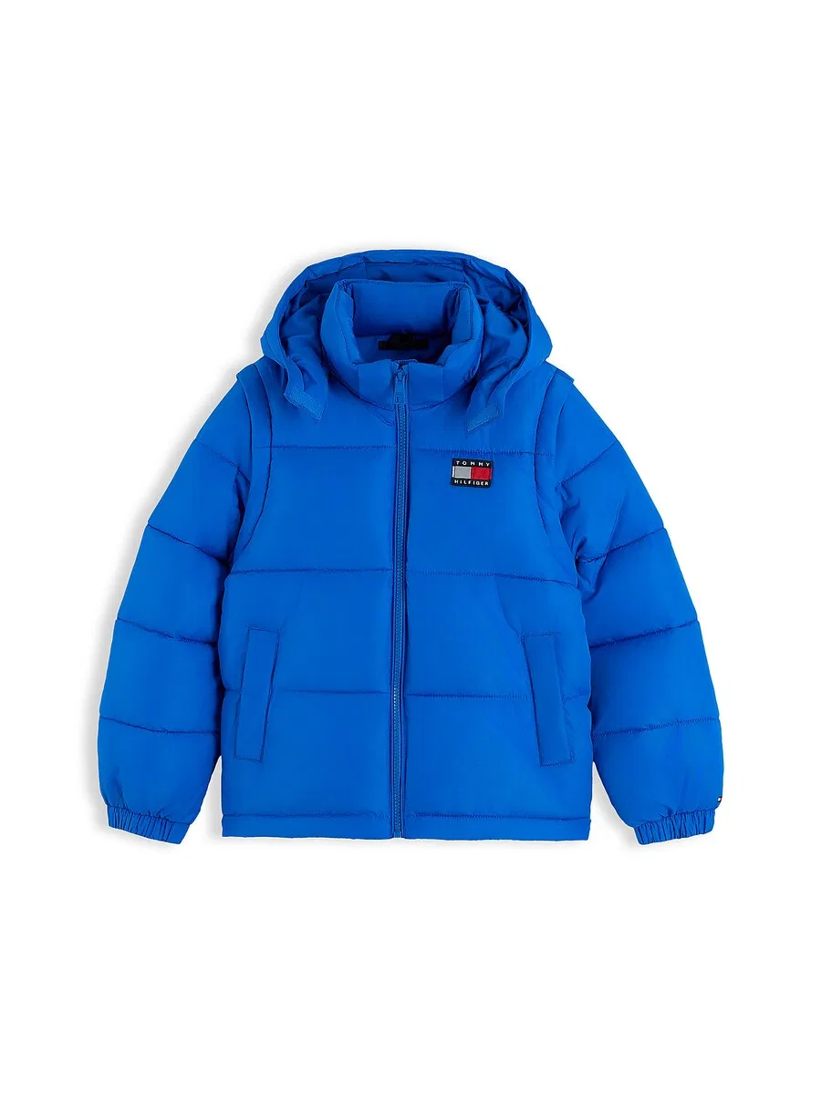 Зимняя куртка TOMMY HILFIGER 'Heritage' синего цвета