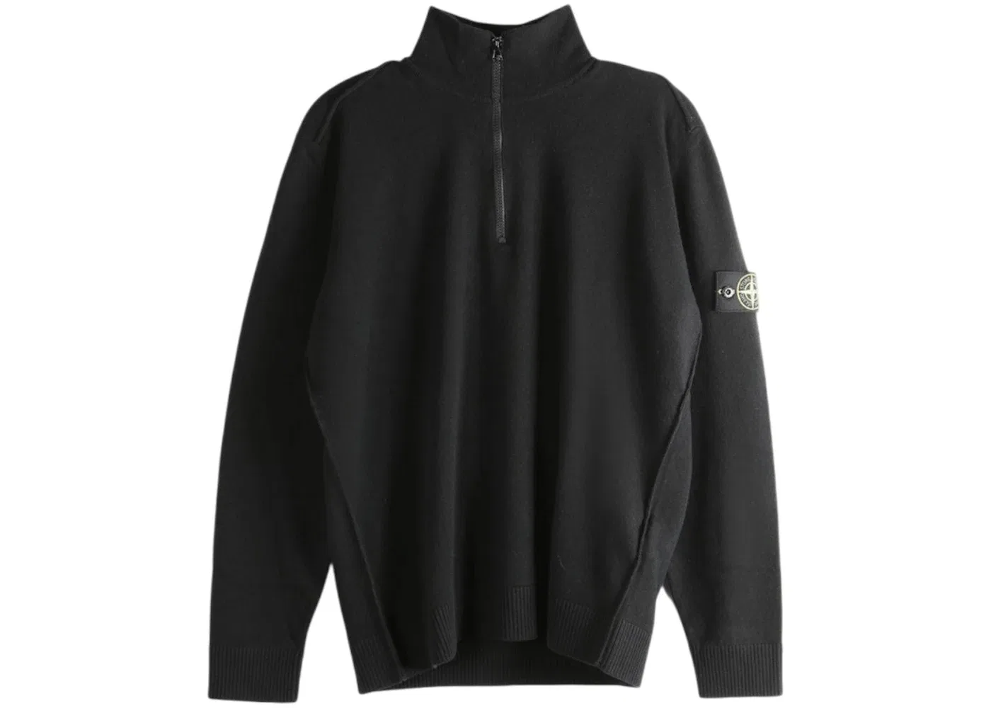 Мужская рубашка-поло с длинным рукавом Stone Island, Black