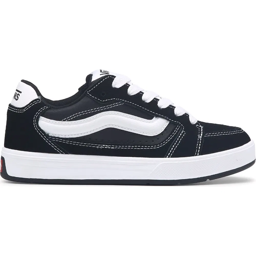 Детские скейтбордистские кроссовки Callum Vans, Black/White — фото 2