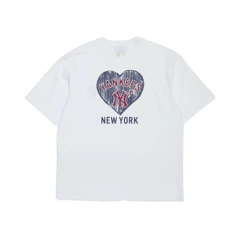 Детская футболка с принтом MLB New York Yankees/White, Цвет New York Yankees/White — фото 3