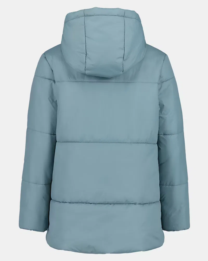 Пуховик для девочек водоотталкивающий UA Edie UnderArmour, Serpentine/Metallic Rose Gold — фото 3