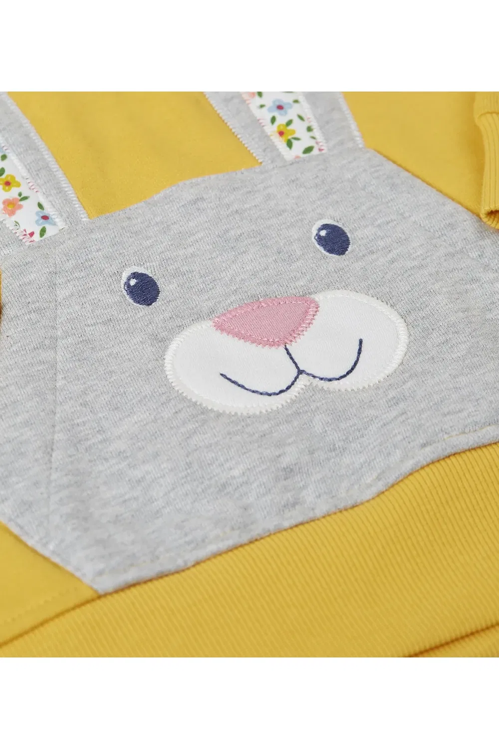 Детский худи на молнии Hadley Frugi, Yellow — фото 3