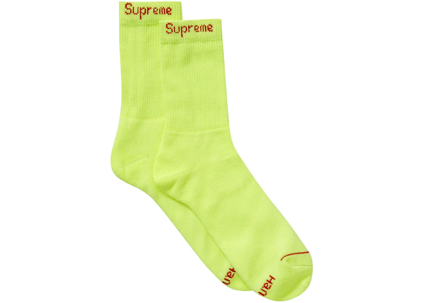 Детские носки с ярким цветом Supreme Socks (4 Pack), Flourescent Yellow — фото 2