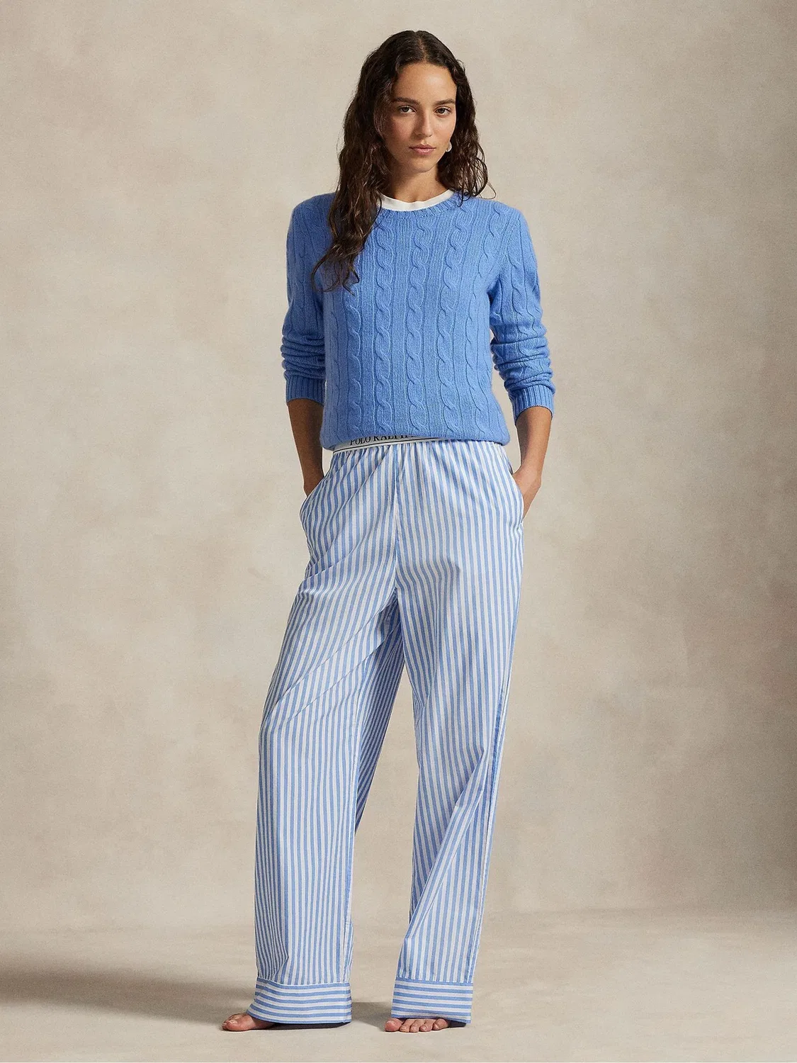 Пижамные брюки, свободная посадка, Sleep Pyjamas Polo Ralph Lauren, синий