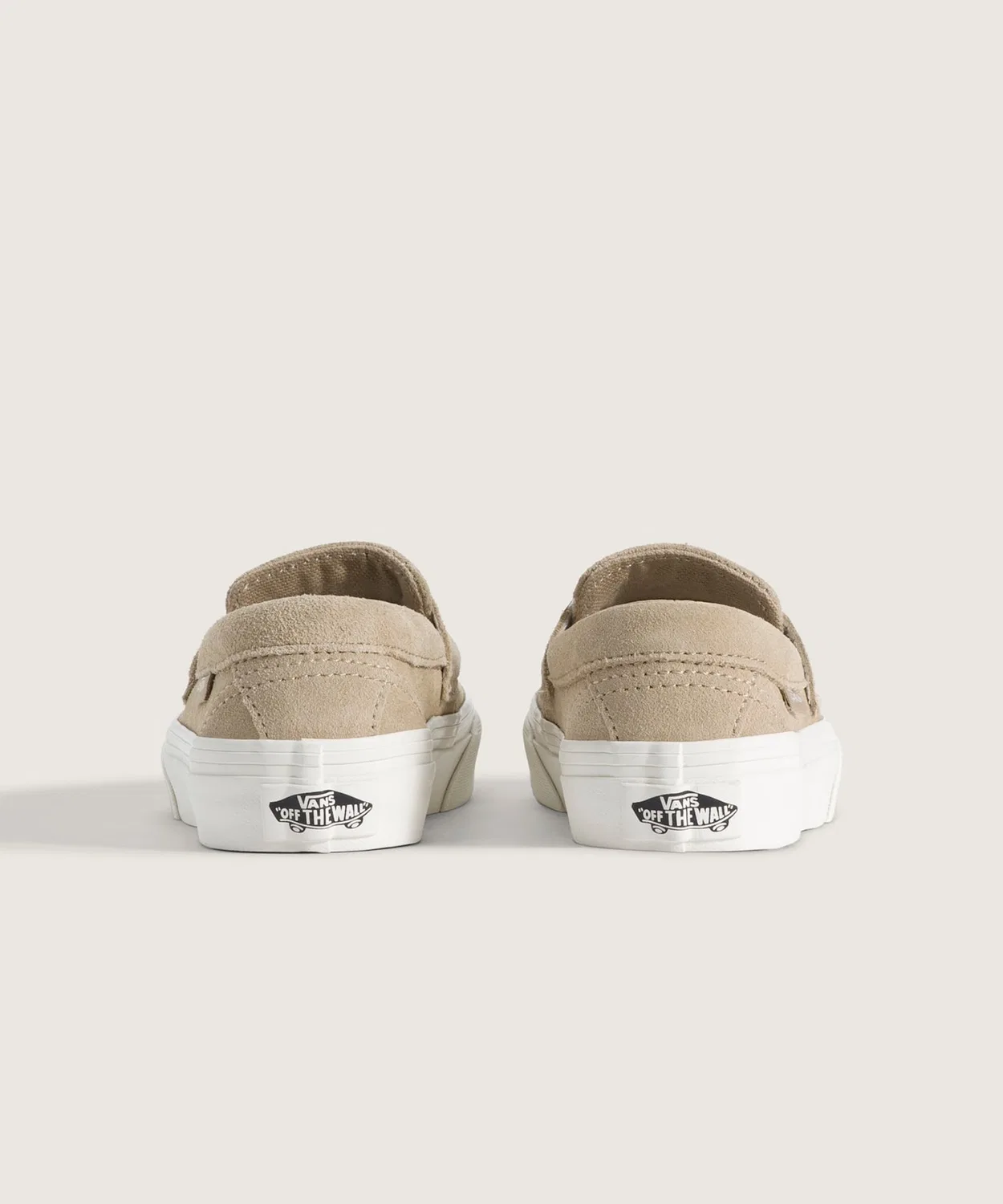 Детские лоферы с принтом, модель Loafer 53 Incense/Marshmallow VANS, Бежевый — фото 4