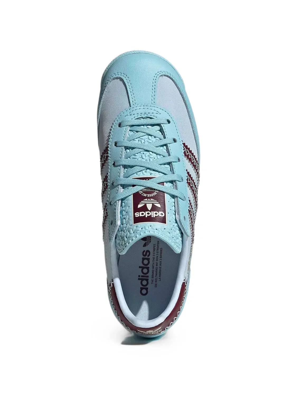 Кроссовки SL 72 с вышивкой Adidas Kids, синий — фото 4