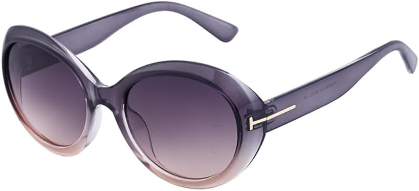 

Солнцезащитные очки большого диаметра для женщин (2027 год), модные овальные солнцезащитные очки для мужчин, трендовые солнцезащитные очки в крупной оправе MTZJH, C6 Gray Brown