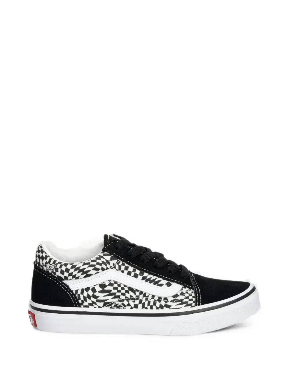 Клетчатые кеды Old Skool Vans Kids, черный — фото 2