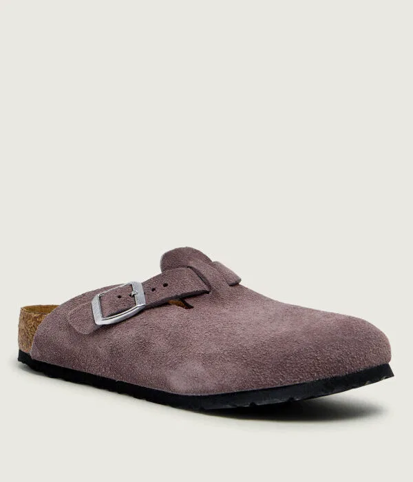 Детские сандалии-мюли Boston Leve Birkenstock, фиолетовый