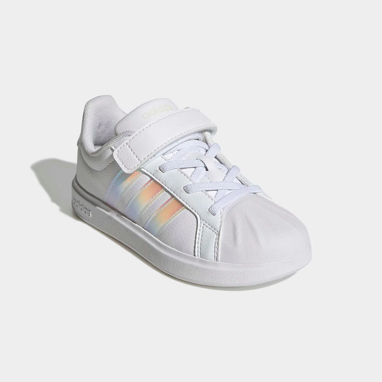 Детские кроссовки с резиновым носком Adidas Sportswear, Cloud White/Iridescent/Core White