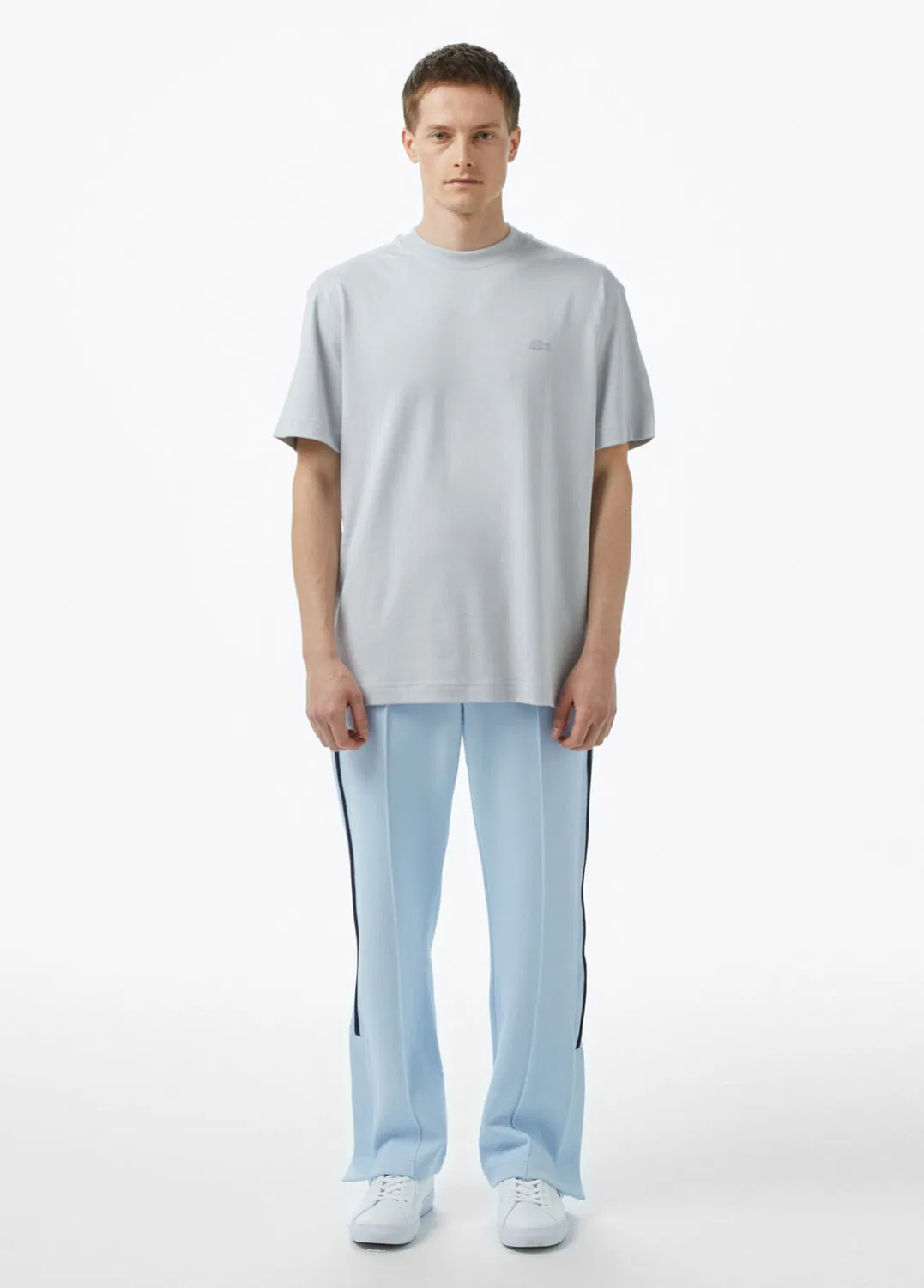 Футболка Lacoste Relaxed Fit, серый — фото 4