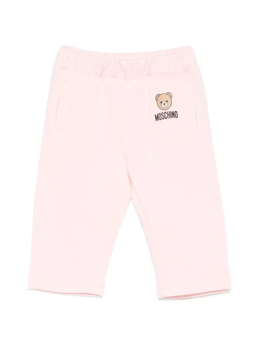 Спортивные брюки с логотипом Moschino Kids, розовый