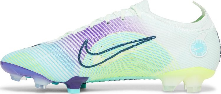 Бутсы Nike Mercurial Vapor 14 Elite FG 'Dream Speed - Barely Green Electro Purple', зеленый — фото 4