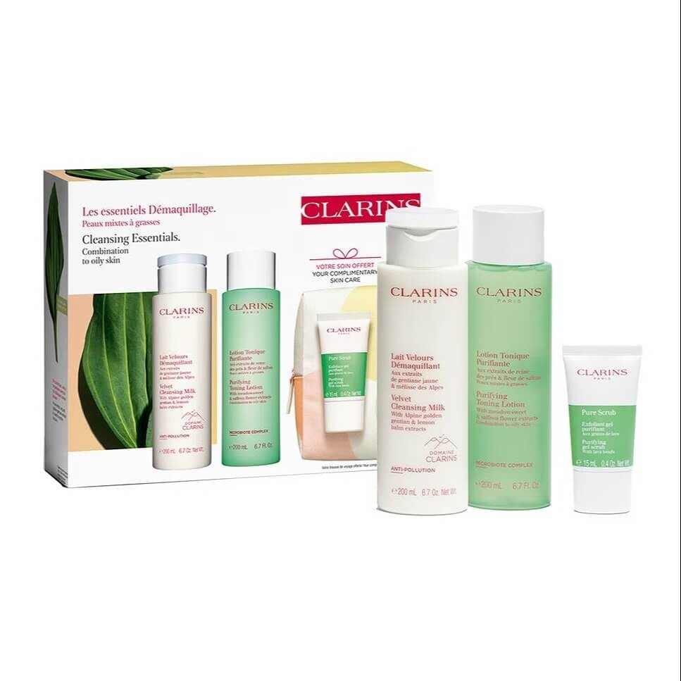 

Подарочный набор Clarins Oily Skin Cleansing, 3 предмета, Серый, Подарочный набор Clarins Oily Skin Cleansing, 3 предмета