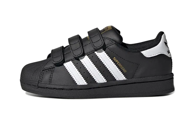 Детские кроссовки для скейтбординга с низким верхом Superstar Fashion Anti Kick Adidas Originals, Black White