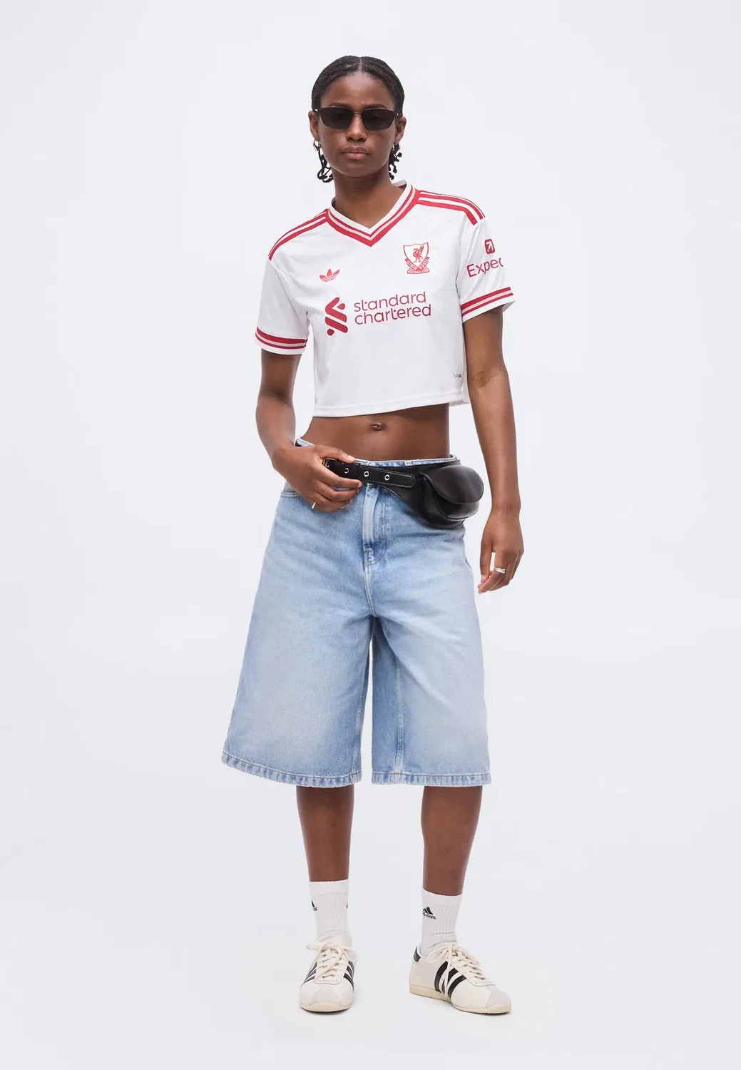 Футбольная майка «Ливерпуля» на выездной сезон 26/27 Adidas Originals, White — фото 2