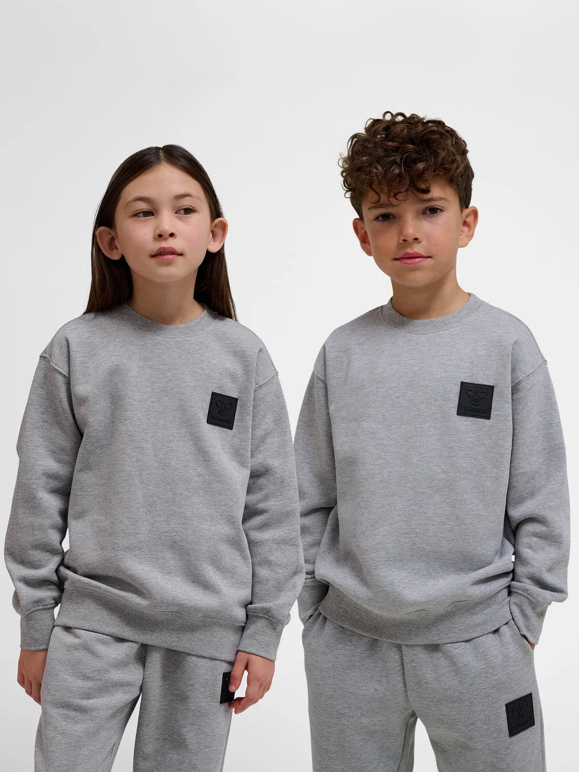 Детский свитшот из био-хлопка Hmlclean Hummel, Grau / Asphaltgrau