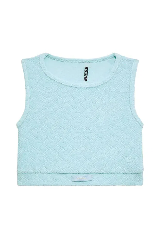 Детская футболка для девочек без рукавов Guess, Turquoise