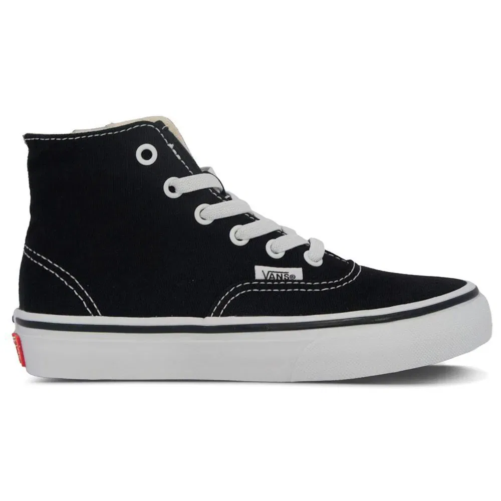Детские кроссовки для девочек с молнией Vans Authentic Hi 2.0 Zip, Black