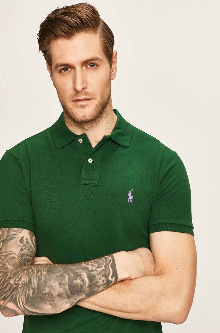 

Поло Polo Ralph Lauren, зеленый