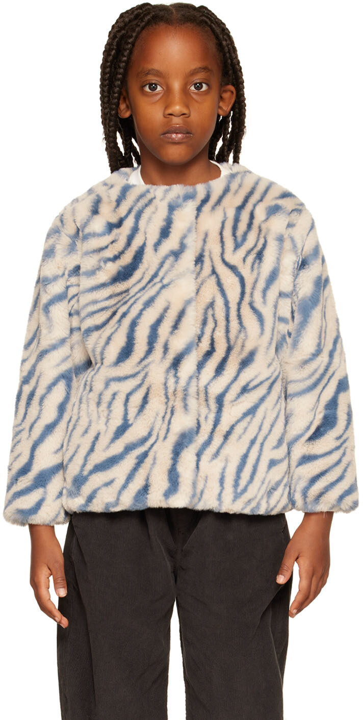 

Детское пальто свободного кроя Off-White и Blue Repose AMS