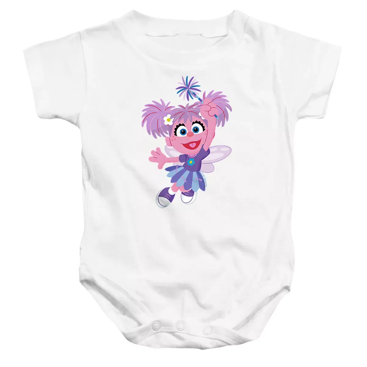 Детское боди с коротким рукавом Furry Friends Forever! Abby Cadabby Sesame Street, White
