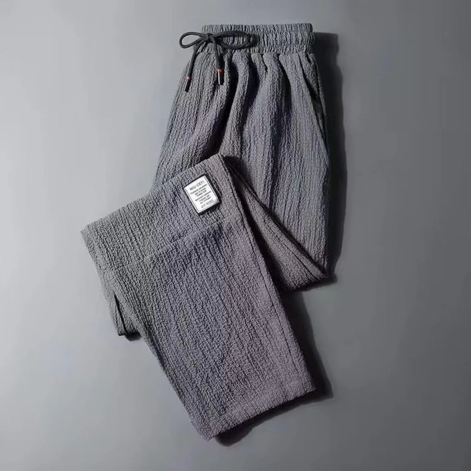 Мужские спортивные брюки с принтом, Jogger Trouser, серый — фото 4